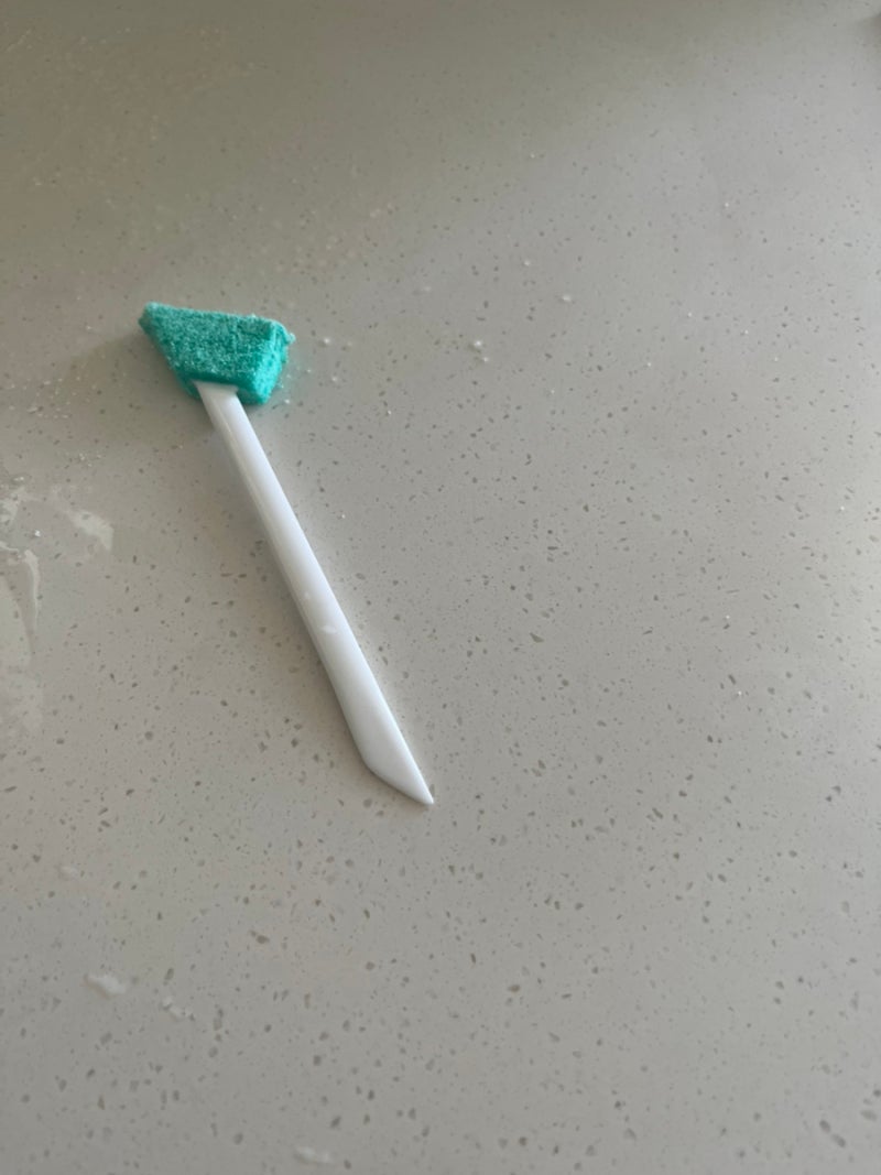 한샘 싱크대 인조대리석, 대리석 상판 오염 제거,싱크대 대리석 상판 김치국물 자국 제거