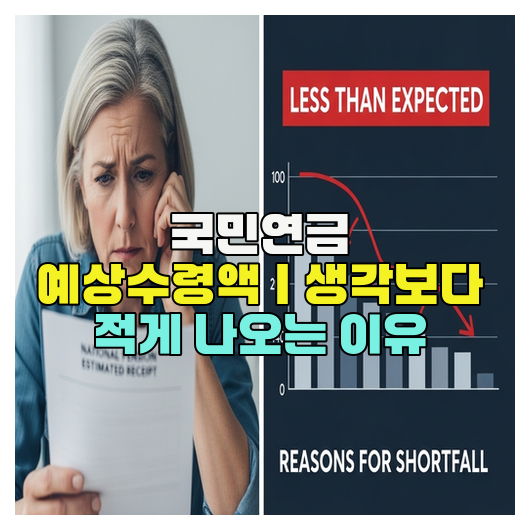  국민연금 예상수령액｜생각보다 적게 나오는 이유