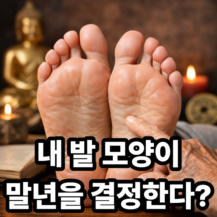  족상으로 보는 말년운 체크 포인트  발 모양으로 알아보는 인생 후반 흐름