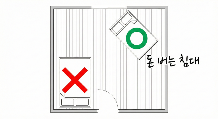  침대 머리 방향, '이쪽'으로 두면 자면서 돈 법니다 (절대 피해야 할 1곳)