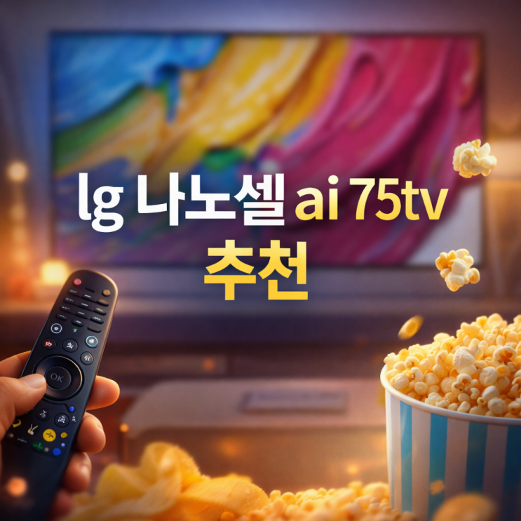  lg나노셀 ai 75인치tv 대형티비추천