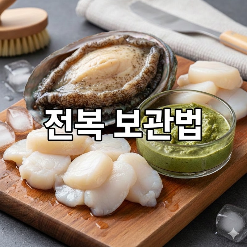 살아있는 전복, 이렇게 보관해야 싱싱해요