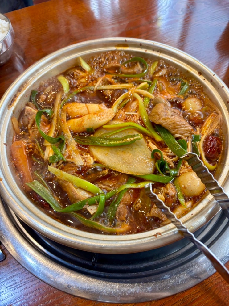  부평역 맛집 한식 점심 추천 짚신매운갈비찜 부평점 맵기단계