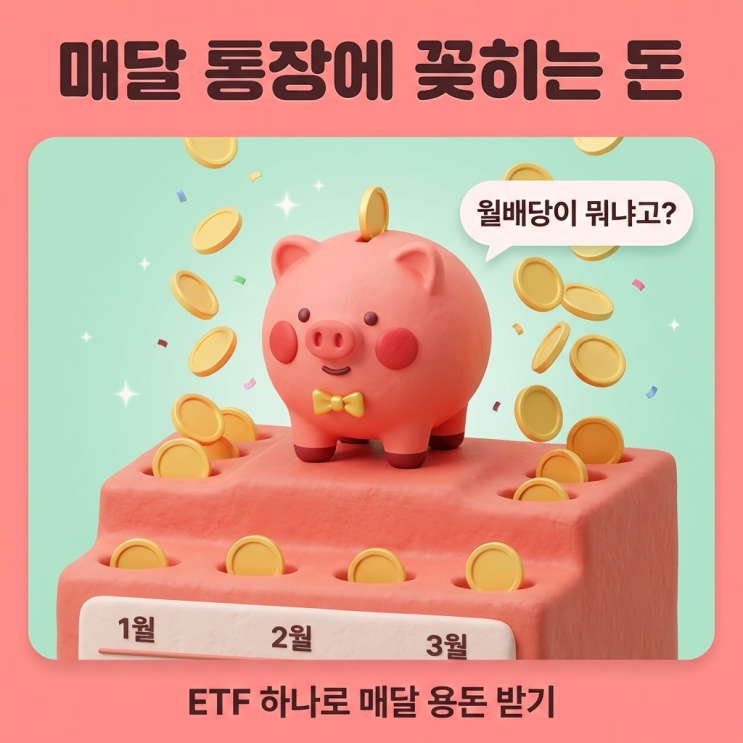  월배당 ETF 추천 TOP 5 — 매달 용돈 받는 투자법 (2026 최신판)