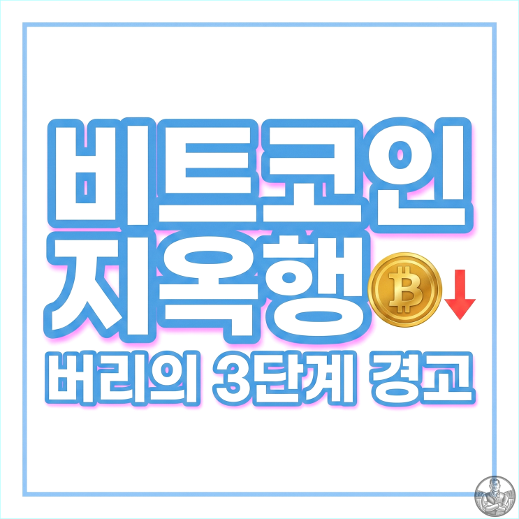  빅쇼트 마이클 버리 "비트코인 3단계 추락 경고"