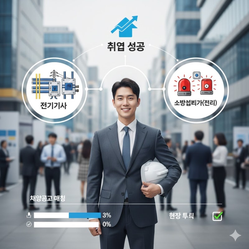전기기사 vs 소방설비기사(전기) 같이 따면 취업이 빨라지는 이유: 채용공고 매칭부터 현장 ....