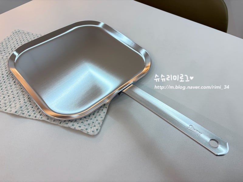 최화정 후라이팬 스테니 스텐사각팬 무연마제라 더욱 편리해요