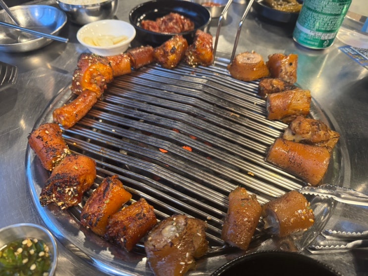  전주 송천동 꼬집 먹자골목 맛집 돼지꼬리 고깃집 계란찜