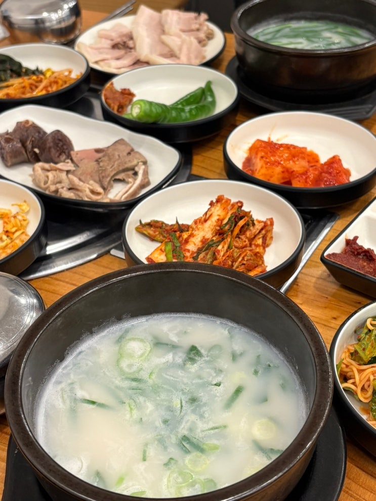  포항 국밥 맛집 순대 무한리필 진한 국물의 월선본가