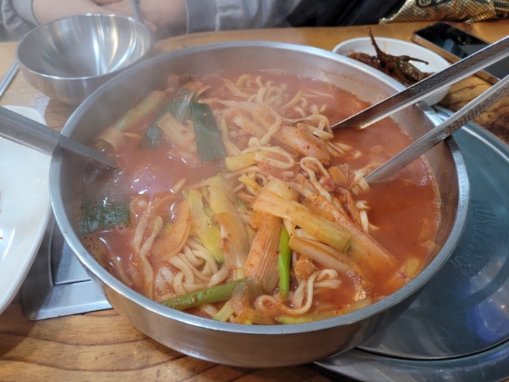 인천 청학동 칼국수 맛집 팔도강산칼국수 장칼국수 후기