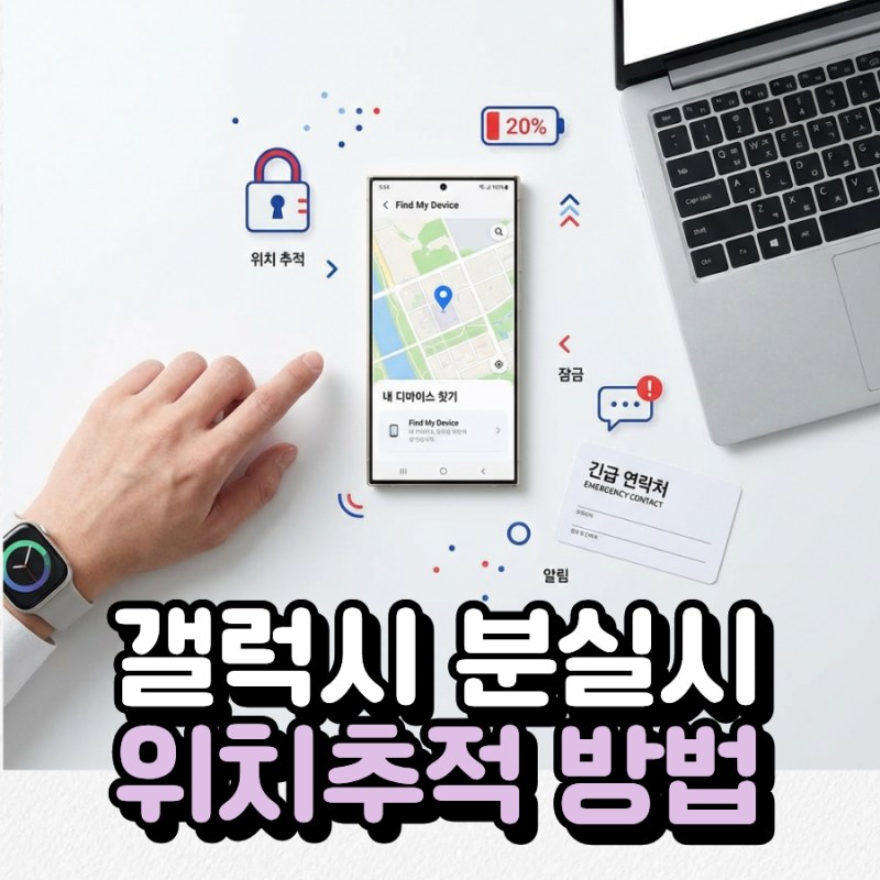 갤럭시 핸드폰 분실 위치추적 삼성 파인드 전원 꺼짐 찾기 설정 휴대폰 분실시 위치추적