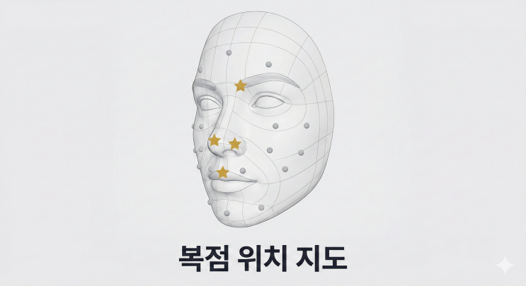  거울 보세요! 얼굴에 '이 점' 있으면 벼락부자 됩니다 (복점 vs 흉점 총정리)