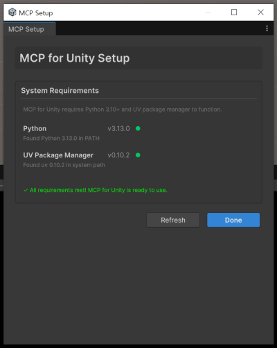 AI 작업을 위한 Bridge, MCP for Unity 설치 및 Claude Desktop 설정 : 네이버 블로그