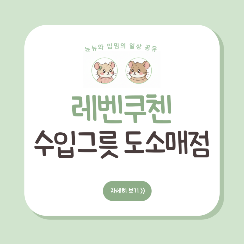 [일상] 수원 수입그릇 할인매장 레벤쿠첸 사브르 내돈내산 후기 (신혼부부 추천)