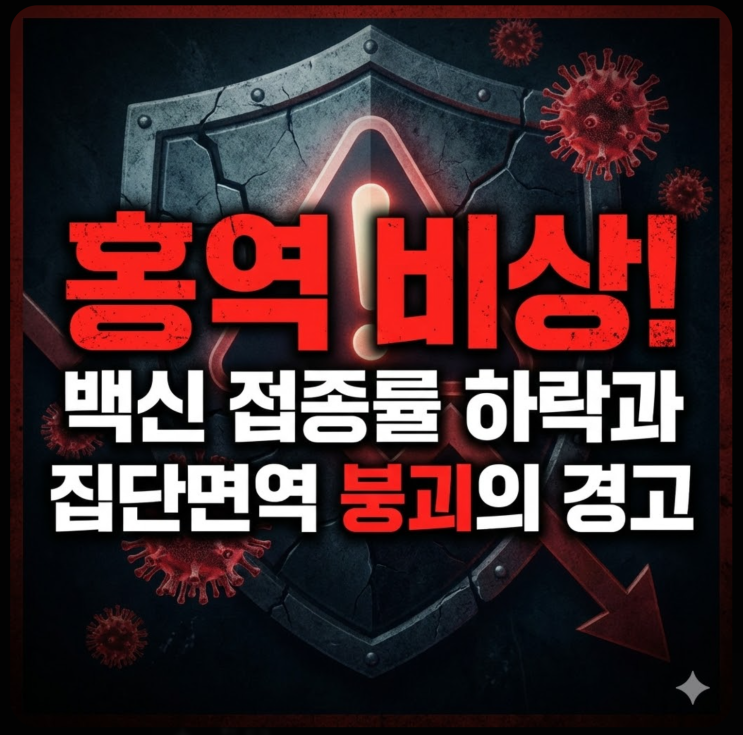  [홍역 비상] 백신 접종률 하락과 집단면역 붕괴의 경고