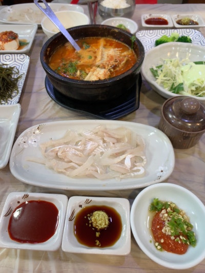 울산달동횟집 점심 메뉴 추천 정자참가자미