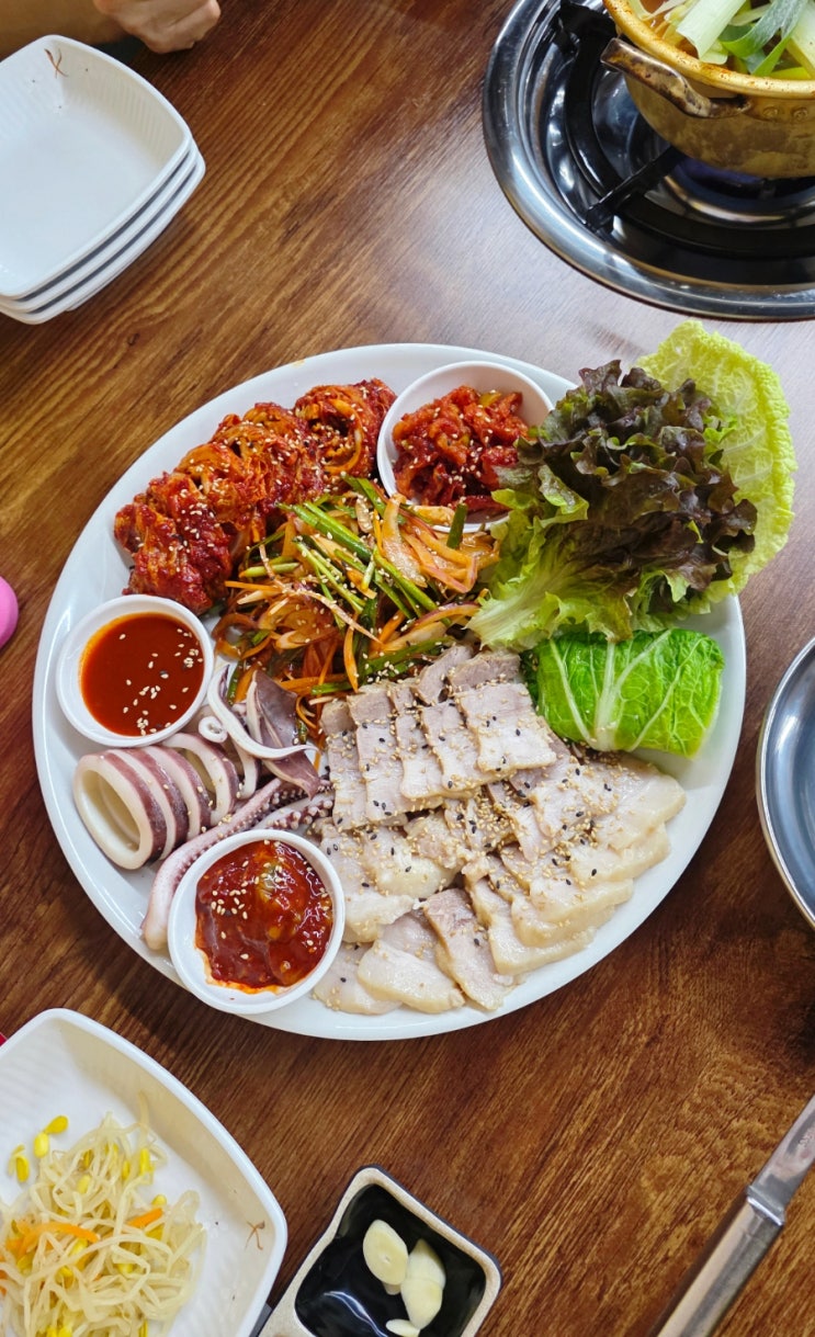  경기 광주 태전동 맛집 양은이네 오징어보쌈 동태탕 세트 후기