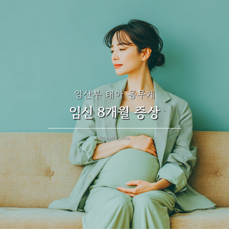  임신 8개월 29주 30주 31주 32주 증상 및 임산부 태아 몸무게