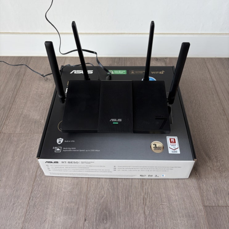  WIFI7공유기 추천, 9만 원대 가성비 끝판왕 ASUS RT-BE50 사용기