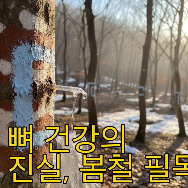  고로쇠물 효능, 뼈 건강에 진짜일까? 섭취 주의사항 총정리