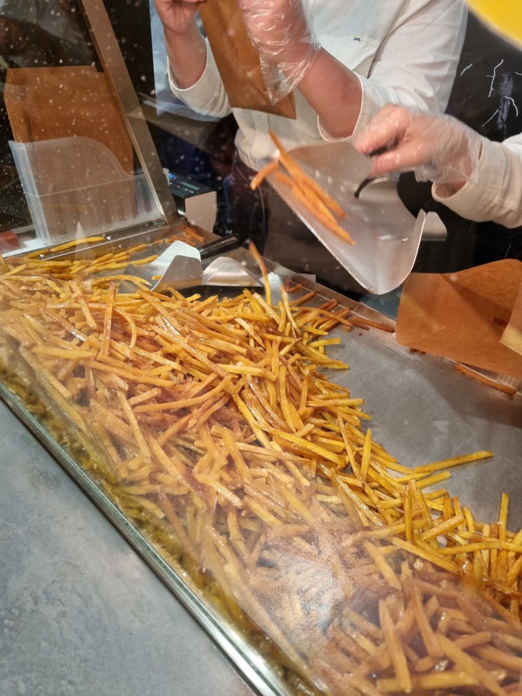  텐진 지하상가 간식 이모야 킨지로 웨이팅 후기