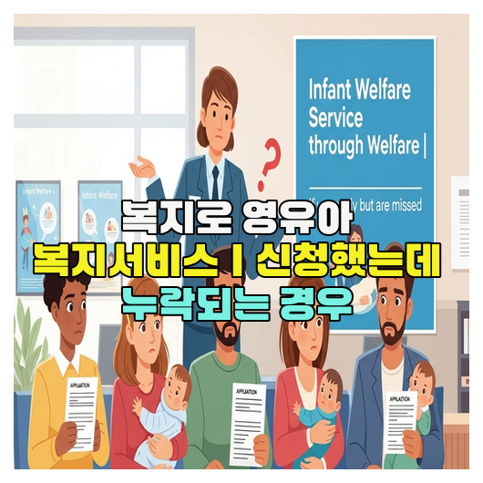  복지로 영유아 복지서비스｜신청했는데 누락되는 경우