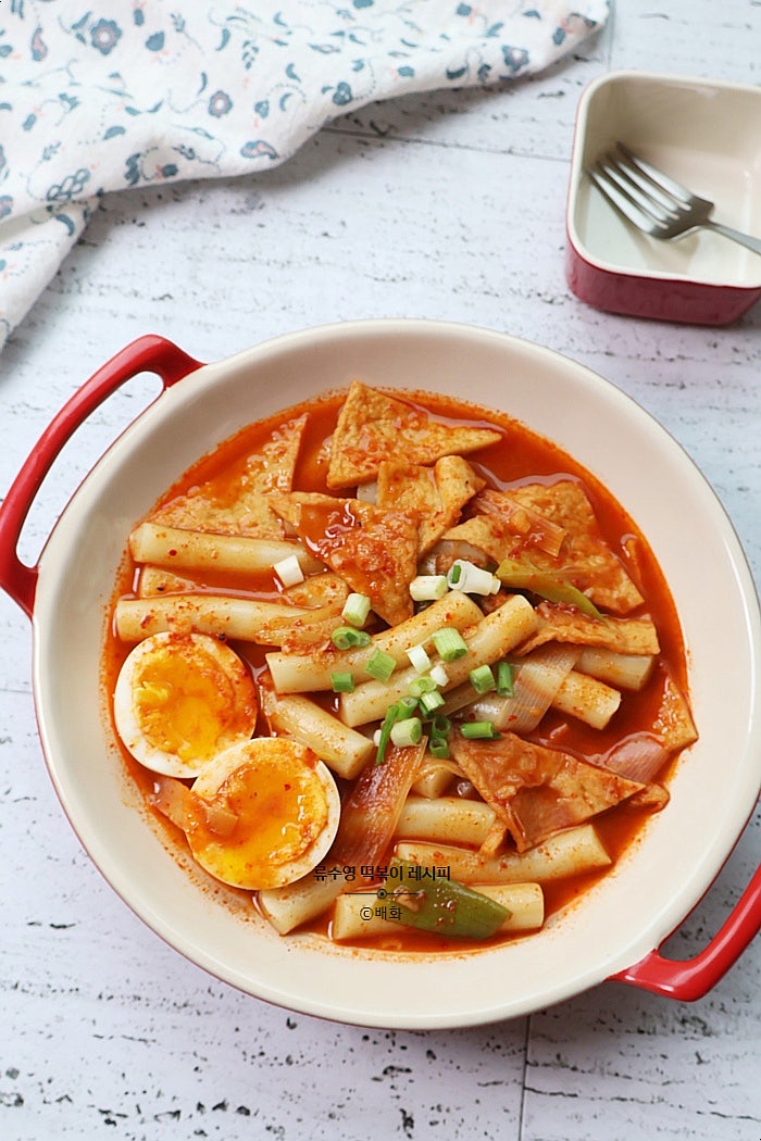 류수영 떡볶이 레시피 밀떡볶이 소스