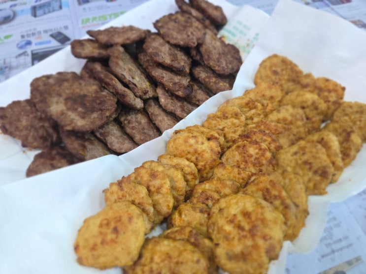  명절음식 동그랑땡 반죽 떡갈비 수제동그랑땡 쉽게 만들기