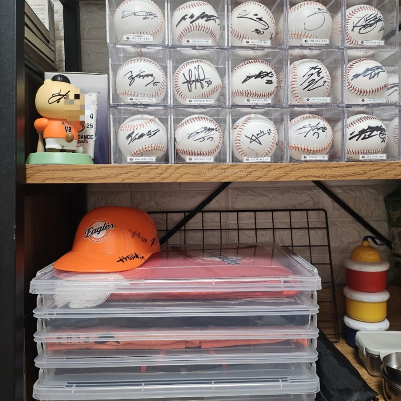 [기록] 야구 유니폼 보관 방법｜다이소 A4 정리박스 3단 5,000원 수납템
