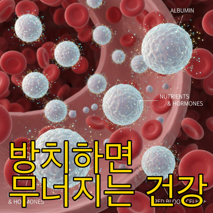  피로와 붓기, 알부민 수치가 보내는 위험 신호