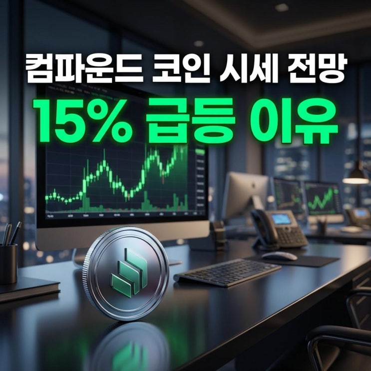  컴파운드 코인 시세 전망 15% 급등 이유 호재 DeFi 대장주 COMP 목표가 완벽 분석