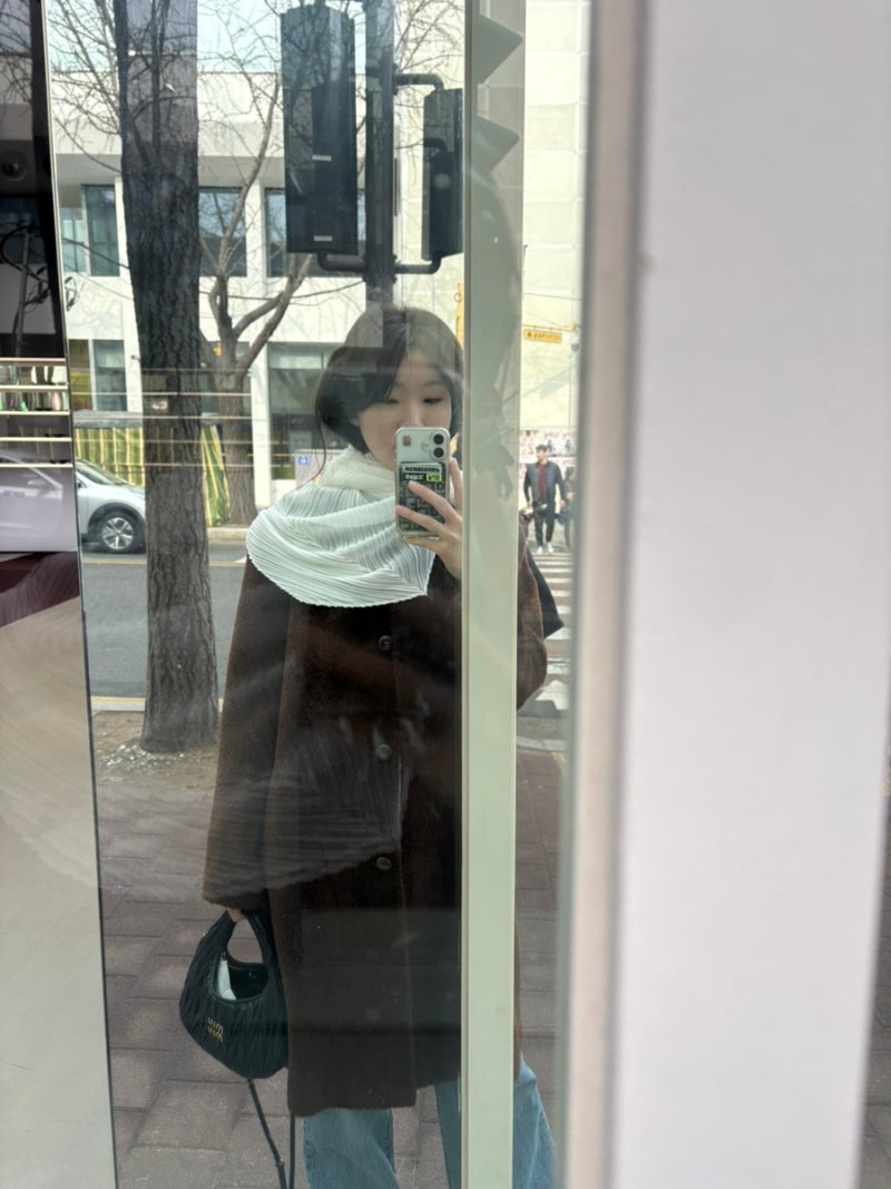 플리츠플리즈 이세이미야케 베이직 먼슬리 스카프 구매후기