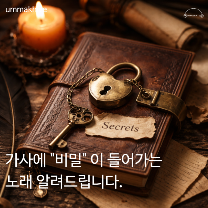 제목과 가사에 “비밀”이 들어가는 노래 | 아이유 윤하 오마이걸