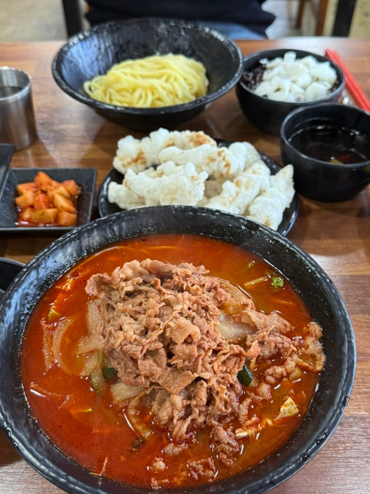  성남시청 맛집 고수짬뽕, 불향 가득한 차돌짬뽕과 쫀득한 찹쌀탕수육 후기