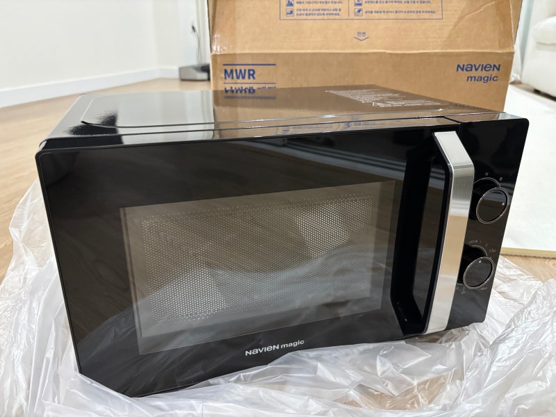 나비엔 매직 미니 전자레인지 20L 다이얼식 구입후기