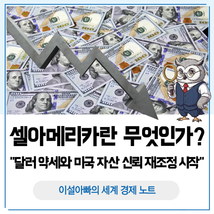  셀아메리카란 무엇인가: 달러 약세와 미국 자산 신뢰 재조정의 시작