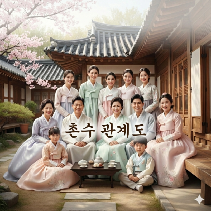 가족 호칭 촌수 관계도 '한번에' 총정리,계산법