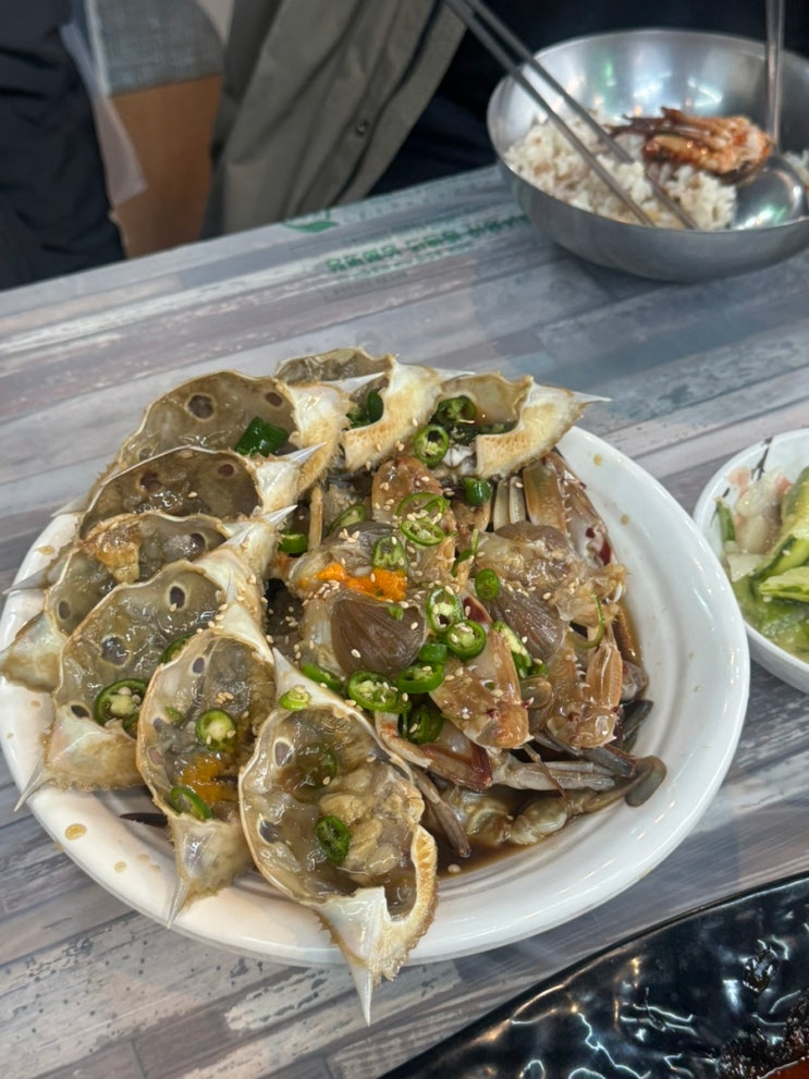  거제도여행 장승포맛집 게장과 수육 백반 게장맛집 보령청국장