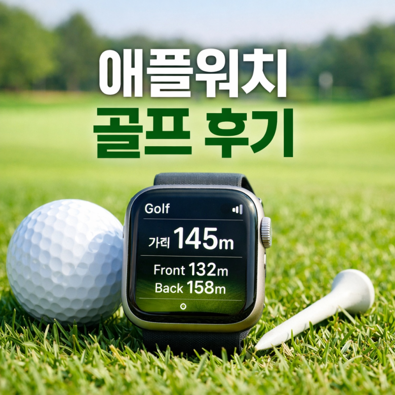 애플워치로 골프 치면 스코어가 달라진다? 라운딩에서 진짜 쓸만했던 기능 후기