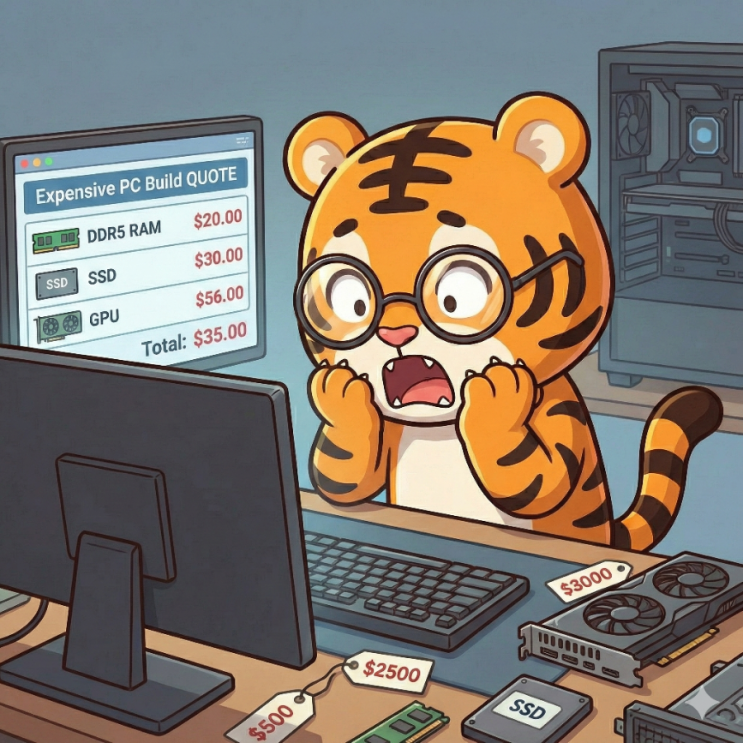  SSD, 램값 왜 이래?  PC 조립 지금 해도 될까? (2026년 메모리 가격 전망 공부)