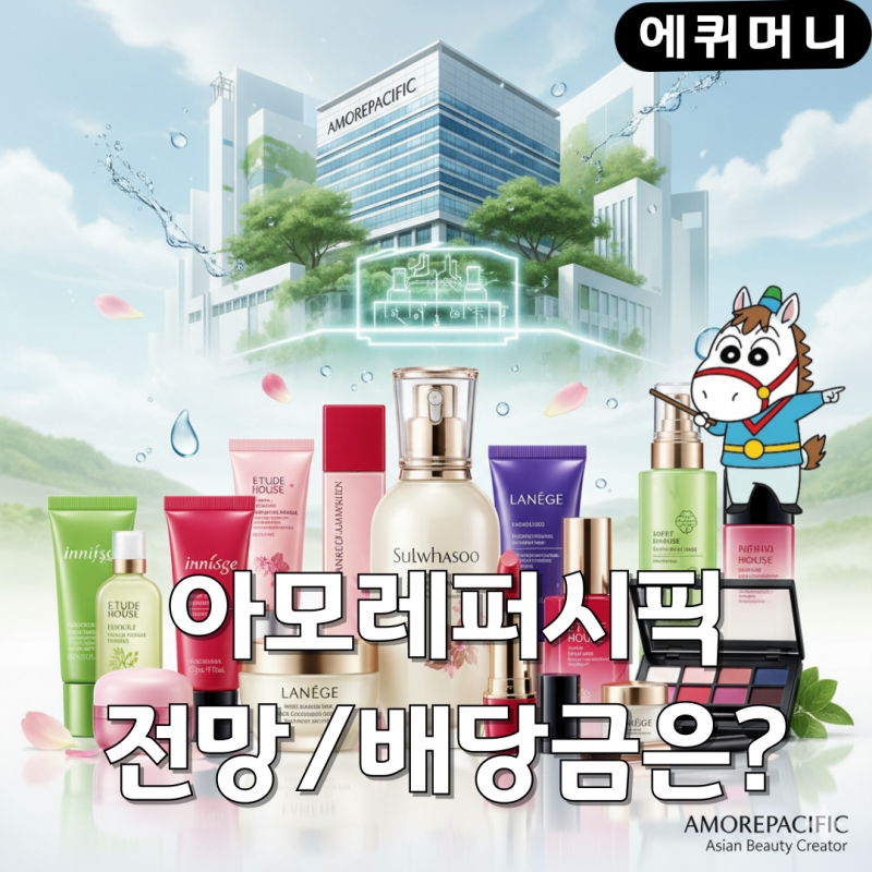 아모레퍼시픽 목표 주가와 배당금은?