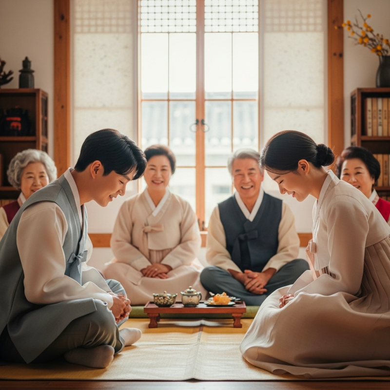 세배하는법 설날 절하는방법 여자 남자 차이