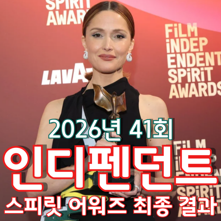  2026년 41회 인디펜던트 스피릿 어워즈 영화 부문 최종 결과