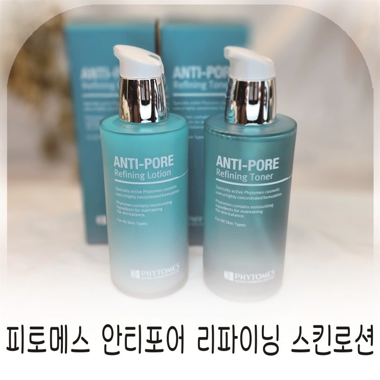  피토메스 안티포어 리파이닝 남성 스킨로션 2종세트 피지 개기름 제거 쫀쫀해진 모공