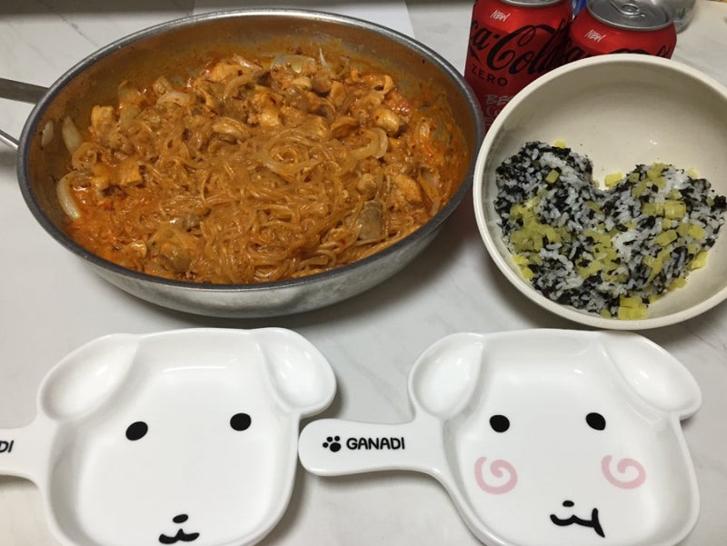 부드럽고 매콤한 로제찜닭 1인가구도 집에서 쉽게 해먹는 레시피