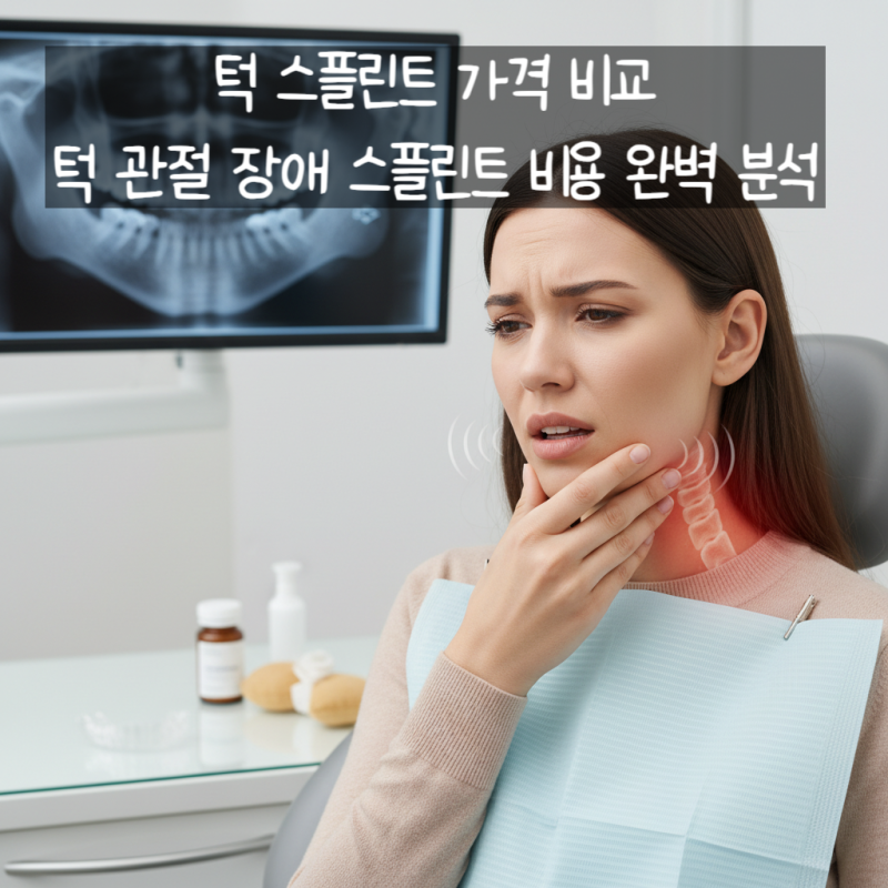 턱 스플린트 가격 비교: 턱관절 장애 스플린트 비용 완벽 분석
