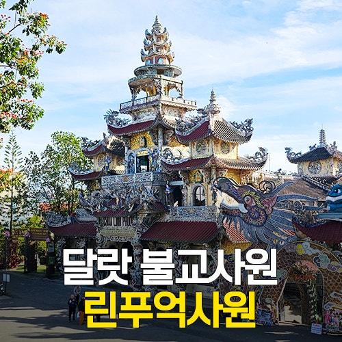 베트남 달랏 자유여행 코스 정리 린푸억사원 입장료 까우닷 차 마을