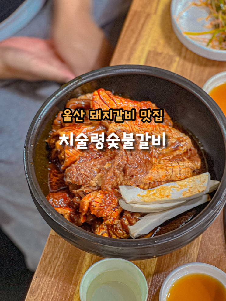  울산 돼지갈비 맛집 치술령숯불갈비 신정동 노포 분위기 항아리 수제 갈비