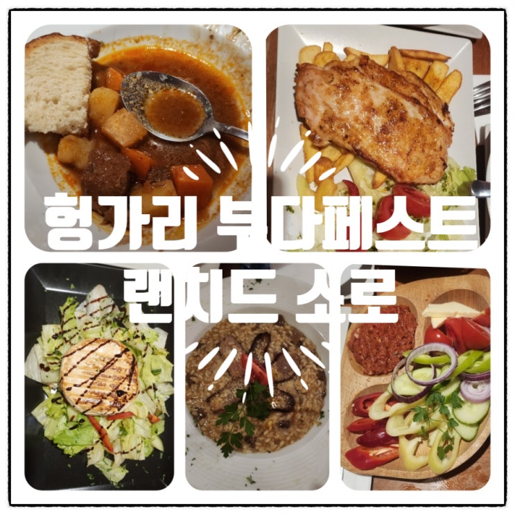  헝가리 부다페스트 부다성 근처 맛집 굴라시 맛집 랜치드 소로조