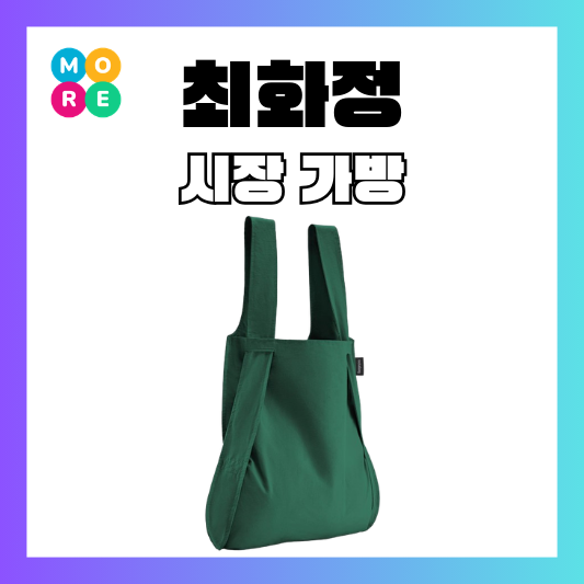  최화정 시장 가방 장바구니 초록색 백팩 사용 후기 가격
